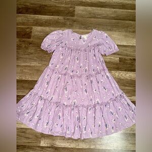 Cat & Jack Lavender Floral Kids Dress